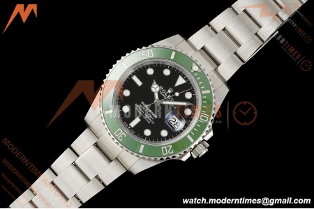 Rolex - Submariner 126610LV Kermit MK II 904L 41mm SS/SS Black ARF DD3235