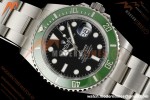 Rolex - Submariner 126610LV Kermit MK II 904L 41mm SS/SS Black ARF DD3235