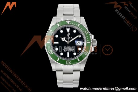 Rolex - Submariner 126610LV Kermit MK II 904L 41mm SS/SS Black Clean Plus DD3235 | 롤렉스 - 서브마리너 126610LV 커밋 MK II 904L 41mm 스테인리스 스틸/스테인리스 스틸 블랙 클린 플러스 DD3235