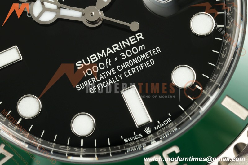 Rolex - Submariner 126610LV Kermit 904L 41mm SS/SS Black VF DD3235