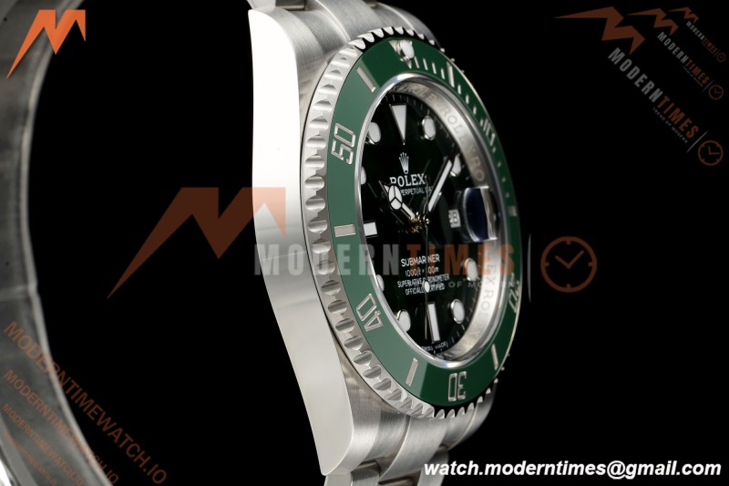 Rolex - Submariner Hulk 40mm 116610LV 904L SS/SS Green VF DD3135