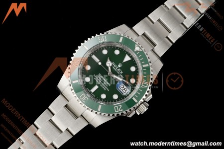 Rolex - Submariner Hulk 40mm 116610LV 904L SS/SS Green VF DD3135 | 롤렉스 - 서브마리너 헐크 40mm 116610LV 904L 스테인리스 스틸/스테인리스 스틸 그린 VF DD3135