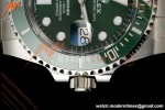 Rolex - Submariner Hulk 40mm 116610LV 904L SS/SS Green VF DD3135