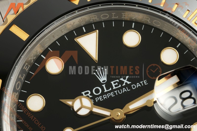 Rolex - Submariner 40mm 116613LN 904L YG/SS Black VF DD3135