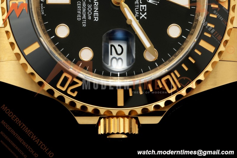 Rolex - Submariner 41mm 126618LN 904L YG/YG Black VF DD3235