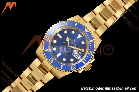 Rolex - Submariner 41mm 126618LB 904L YG/YG Blue VF DD3235