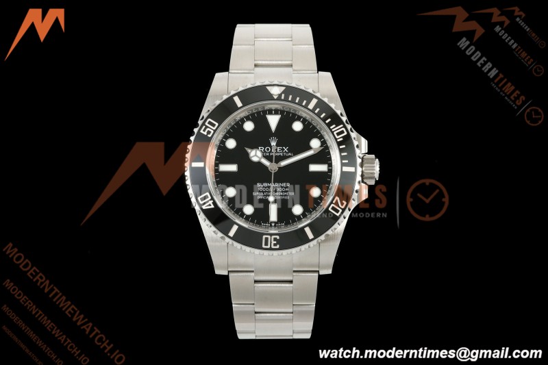 Rolex - Submariner 124060 No Date 904L 41mm SS/SS Black VF DD3230