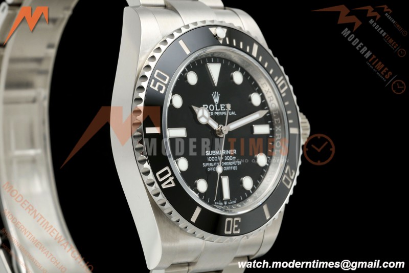 Rolex - Submariner 124060 No Date 904L 41mm SS/SS Black VF DD3230