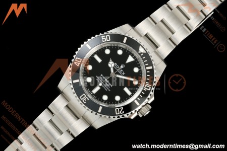 Rolex - Submariner 124060 No Date 904L 41mm SS/SS Black VF DD3230