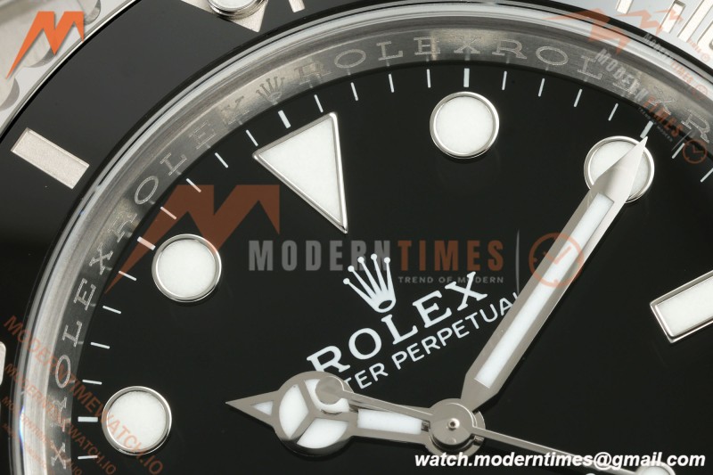 Rolex - Submariner 124060 No Date 904L 41mm SS/SS Black VF DD3230