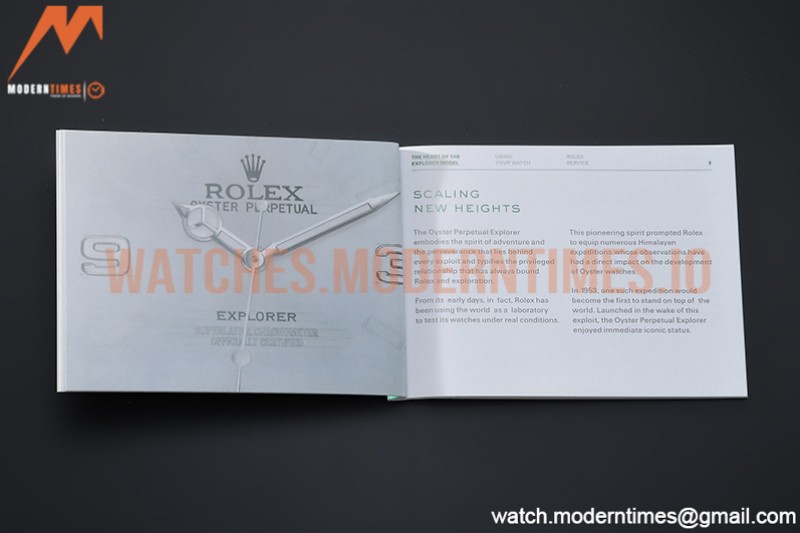 Rolex - Watch Box Set 1:1 Top Version With Pamphlet, Card and Tags - Free Gift