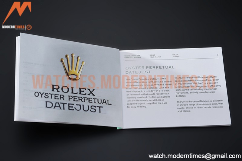 Rolex - Watch Box Set 1:1 Top Version With Pamphlet, Card and Tags - Free Gift