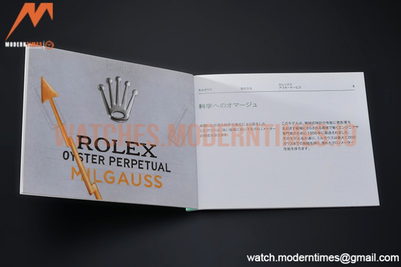 Rolex - Watch Box Set 1:1 Top Version With Pamphlet, Card and Tags - Free Gift