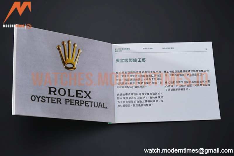 Rolex - Watch Box Set 1:1 Top Version With Pamphlet, Card and Tags - Free Gift