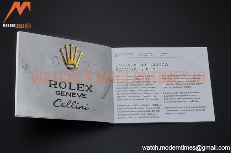 Rolex - Watch Box Set 1:1 Top Version With Pamphlet, Card and Tags - Free Gift