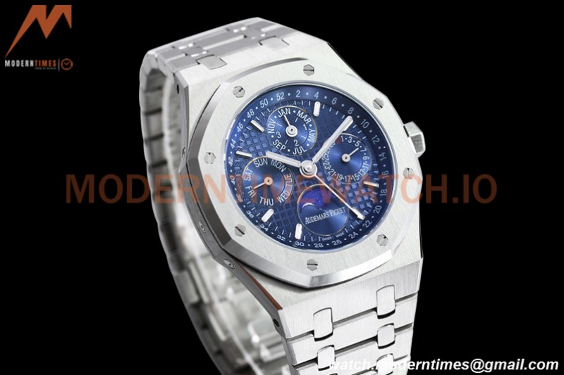 Audemars Piguet - Royal Oak Perpetual Calendar 26574ST SS/SS D-Blue BBRF A5134
