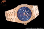 Audemars Piguet - Royal Oak Perpetual Calendar 26574OR RG/RG Blue BBRF A5134