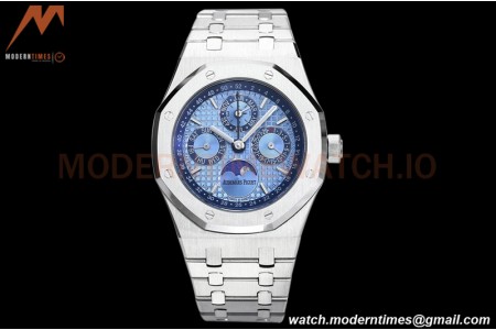Audemars Piguet - Royal Oak Perpetual Calendar 26574PT SS/SS Blue BBRF A5134