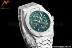 Audemars Piguet - Royal Oak Perpetual Calendar 26606ST SS/SS Green BBRF A5134