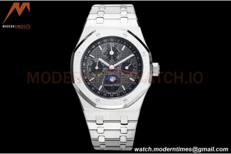 Audemars Piguet - Royal Oak Perpetual Calendar 26609TI SS/SS Grey BBRF A5134