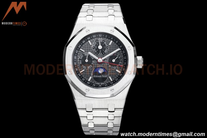 Audemars Piguet - Royal Oak Perpetual Calendar 26609TI SS/SS Grey BBRF A5134