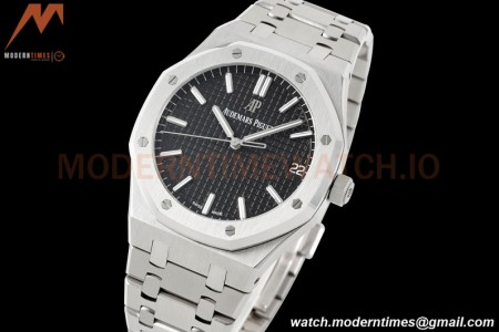 Audemars Piguet - Royal Oak 41mm 15500 SS/SS Black/Stk APSF A4302 Mod