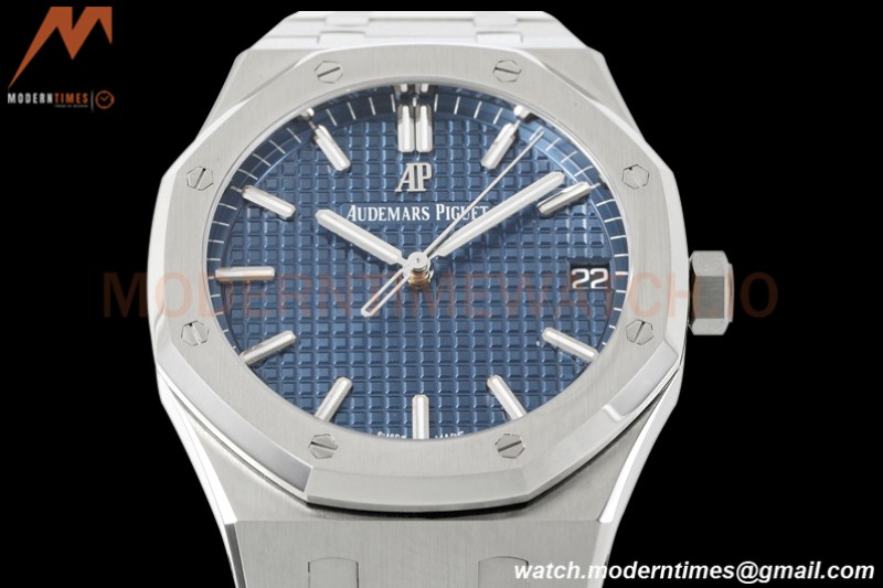 Audemars Piguet - Royal Oak 41mm 15500 SS/SS Blue/Stk APSF A4302 Mod