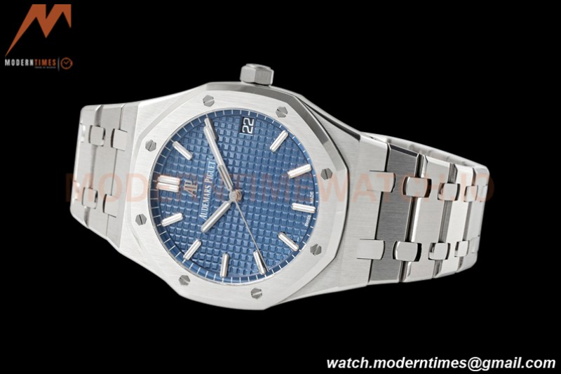 Audemars Piguet - Royal Oak 41mm 15500 SS/SS Blue/Stk APSF A4302 Mod