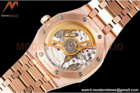Audemars Piguet - Royal Oak 41mm 15510 RG/RG Blue/Stk APSF A4302 Mod