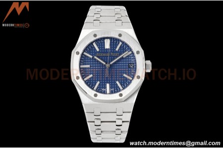 Audemars Piguet - Royal Oak 41mm 15510 SS/SS Blue/Stk APSF A4302 Mod
