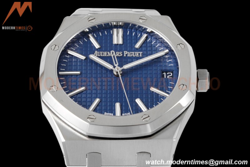 Audemars Piguet - Royal Oak 41mm 15510 SS/SS Blue/Stk APSF A4302 Mod