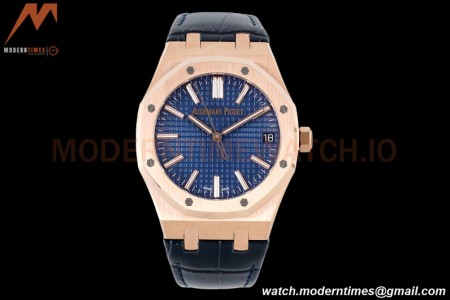 Audemars Piguet - Royal Oak 41mm 15510 RG/LE Blue/Stk APSF A4302 Mod