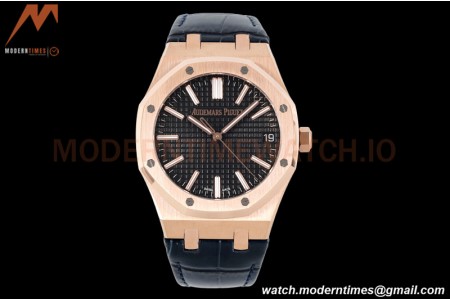 Audemars Piguet - Royal Oak 41mm 15510 RG/LE Black/Stk APSF A4302 Mod
