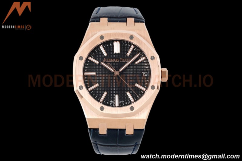 Audemars Piguet - Royal Oak 41mm 15510 RG/LE Black/Stk APSF A4302 Mod