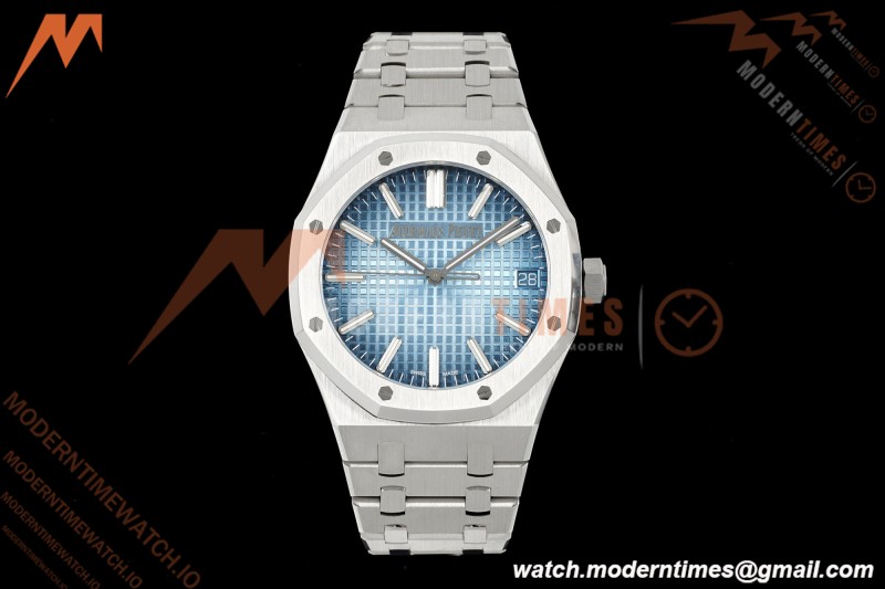 Audemars Piguet - Royal Oak 41mm 15510BC SS/SS Smoke Blue ZF SA4302 Mod | 오데마 피게 - 로얄 오크 41mm 15510BC SS/SS 스모크 블루 ZF SA4302 모드