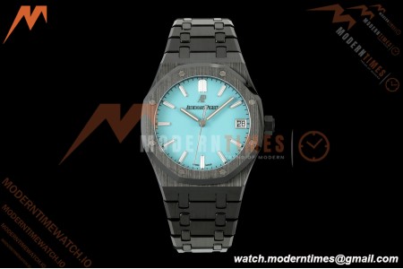 Audemars Piguet - Royal Oak 15500 41mm Black Ceramic Tiffany Blue APSF SA4302 Mod