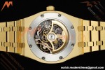 Audemars Piguet - Royal Oak 15412BA 41mm Rainbow YG/YG Skeleton Dial THBF V3 SH3132 Free Sprung