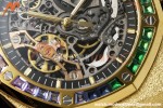 Audemars Piguet - Royal Oak 15412BA 41mm Rainbow YG/YG Skeleton Dial THBF V3 SH3132 Free Sprung