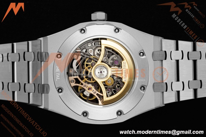 Audemars Piguet - Royal Oak 15412BC 41mm Dia SS/SS Skeleton Dial THBF V3 SH3132 Free Sprung