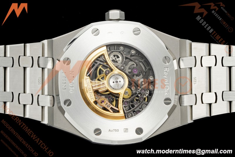 Audemars Piguet - Royal Oak 15412BC 41mm Dia SS/SS Skeleton Dial THBF V3 SH3132 Free Sprung