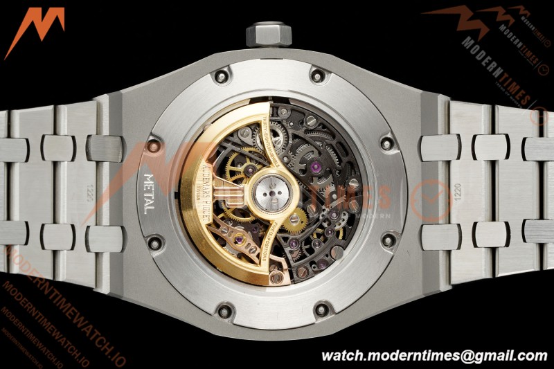 Audemars Piguet - Royal Oak 15412BC 41mm Dia SS/SS Skeleton Dial THBF V3 SH3132 Free Sprung