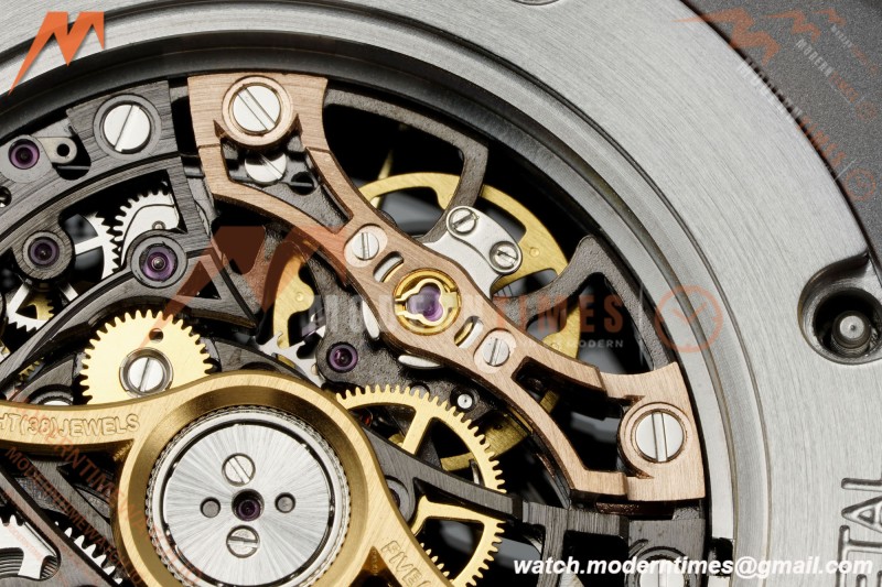 Audemars Piguet - Royal Oak 15407BC 41mm Openworked Frosted SS/SS Skeleton THBF V3 SH3132 Free Sprung