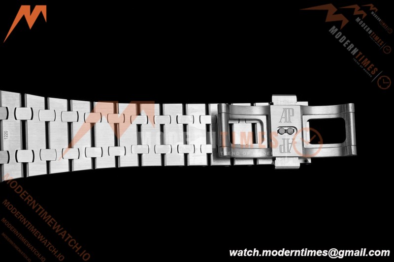 Audemars Piguet - Royal Oak 15407BC 41mm Openworked Frosted SS/SS Skeleton THBF V3 SH3132 Free Sprung