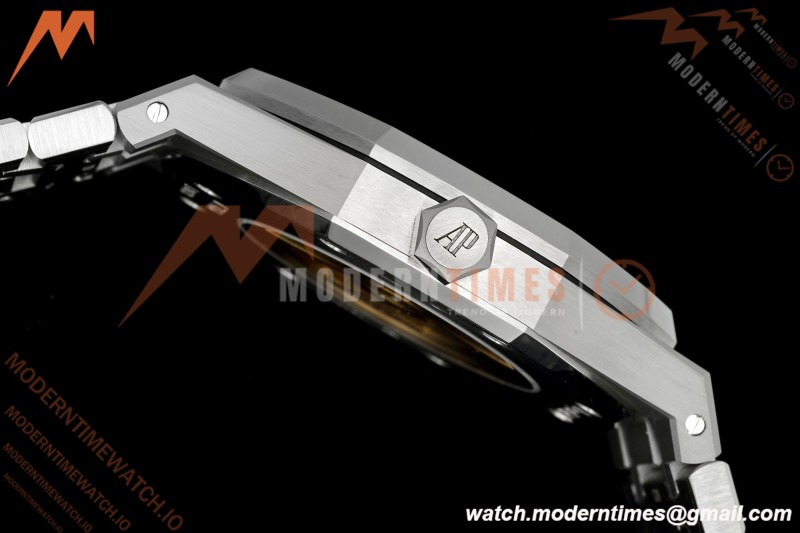 Audemars Piguet - Royal Oak 15407BC 41mm Openworked Frosted SS/SS Skeleton THBF V3 SH3132 Free Sprung