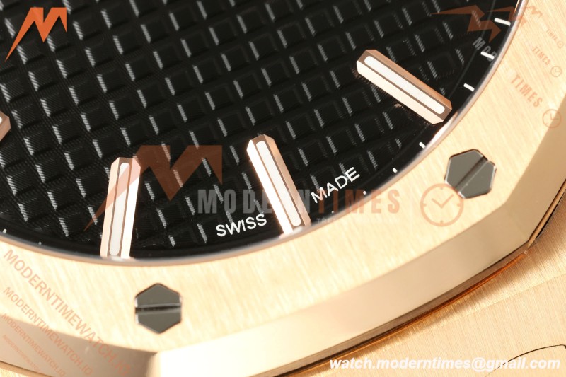 Audemars Piguet - Royal Oak 15510OR 41mm RG/RG Blk/Stk ZF V3 SA4302