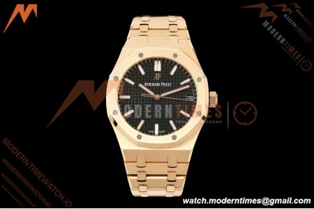 Audemars Piguet - Royal Oak 15510OR 41mm RG/RG Blk/Stk ZF V3 SA4302