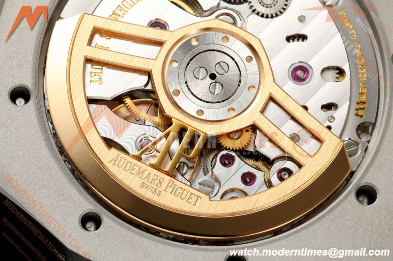 Audemars Piguet - Royal Oak 15500ST SS/SS Black ZF V4 SA4302 Free Sprung