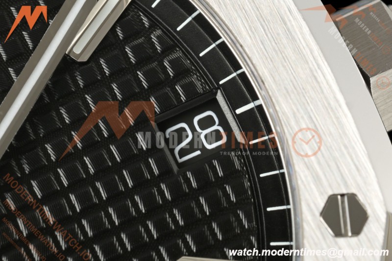 Audemars Piguet - Royal Oak 15500ST SS/SS Black ZF V4 SA4302 Free Sprung
