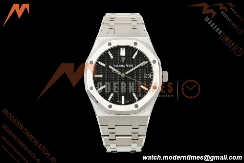 Audemars Piguet - Royal Oak 15500ST SS/SS Black ZF V4 SA4302 Free Sprung