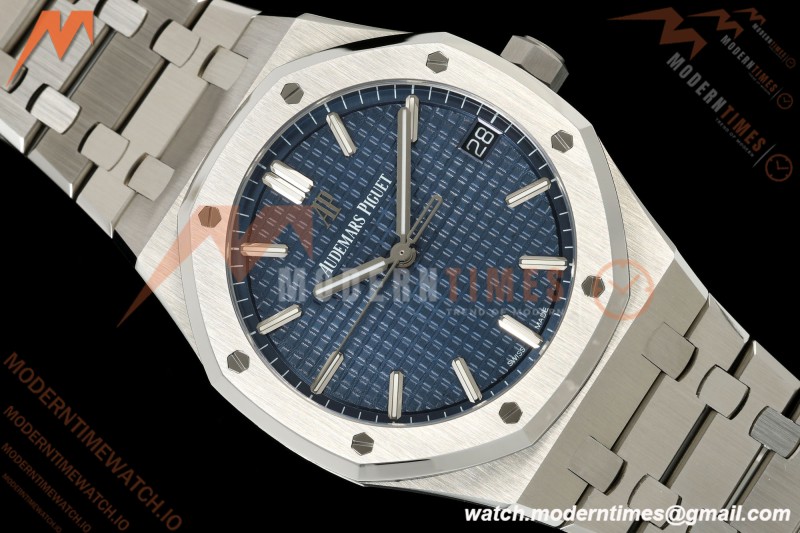 Audemars Piguet - Royal Oak 15500ST SS/SS Blue ZF V4 SA4302 Free Sprung